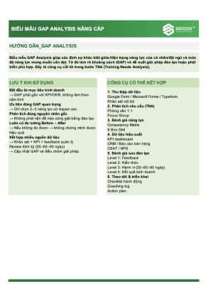 Tài liệu Gap Analysis