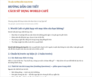 Tài liệu Hướng dẫn sử dụng World Cafe